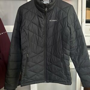 Columbia Black Quilted Outerwear